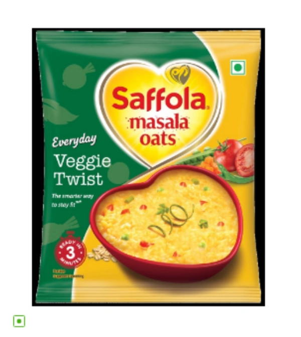 Saffola Oats Masala Veggie Twist, 40 g